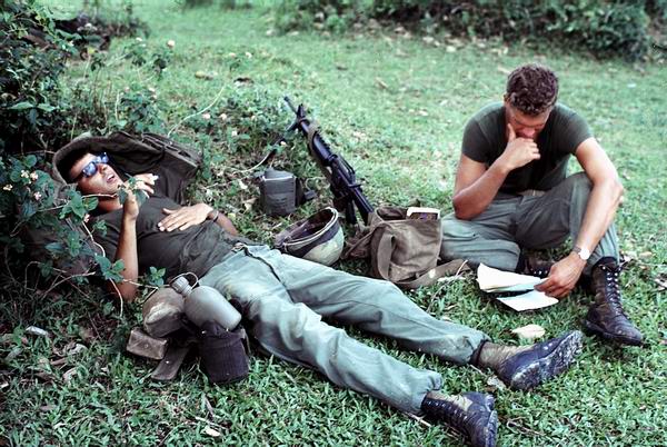 Pendergast and Reaves on break, 1967.