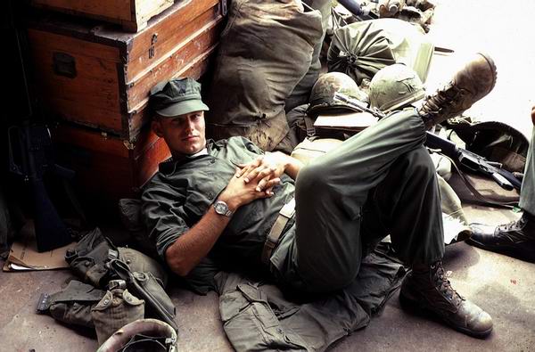 Yours truly at the Phu Bai Airport, 1967 